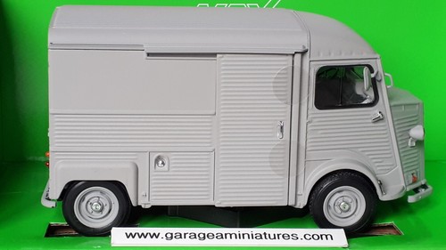 CITROEN TYPE HY GRIS 1962 WELLY REF 24019 ECHELLE AU 1/24 EME FOURGON COLLECTION - Foto 3 di 6