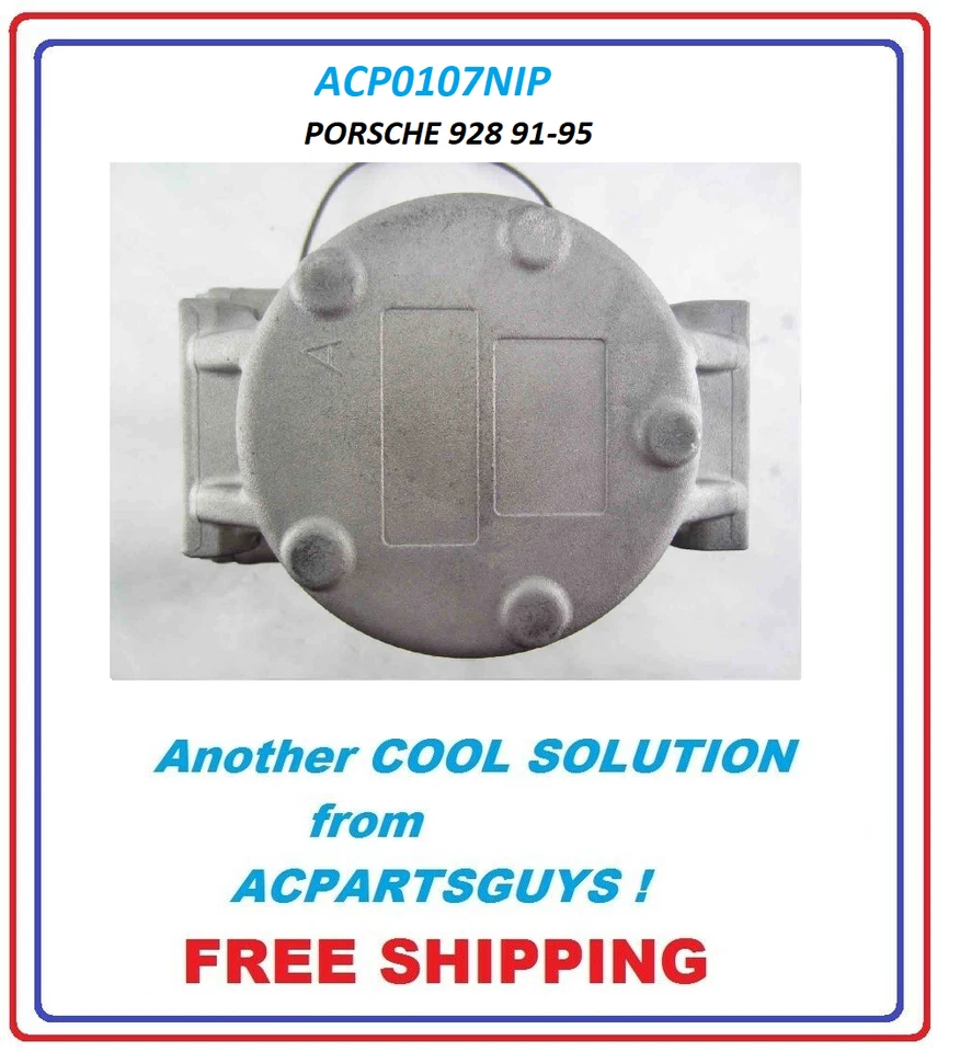 Nuevo compresor de aire acondicionado OEM DENSO 10PA20C PORSCHE 928 91-95 928126113AX 928126113X Foto 3 de 3