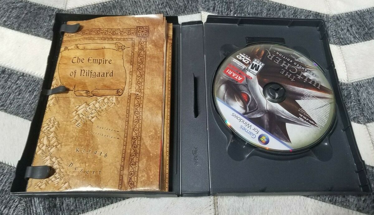 Atari The Witcher Enhanced Edition PC DVD Computer Game 742725276550