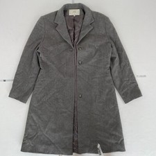 Jfw Overcoat 14 Grey Coat Jacket Mid-length Smart Wool Cashmere
