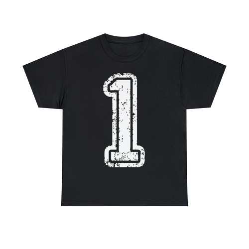 Number 1 Jersey Graphic Tee Shirt, S-5XL - Picture 2 of 17
