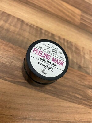 Ecooking Peeling Maske Anti-Aging Faltenglättung Vegan AHA Säure 15ml
