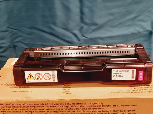 Genuine Ricoh SP C310A SP C231/SP C312 Magenta Toner Cartridge 406346 *AS IS* - 第 4/8 張圖片