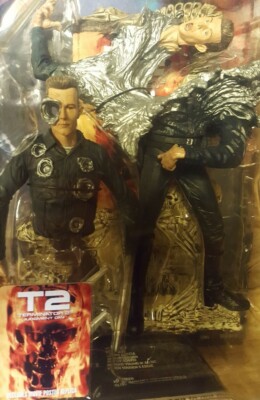 McFarlane Toys Movie Maniacs 4 Terminator 2 T-1000 Action Figure