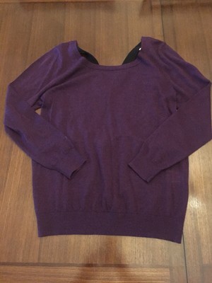sandro purple sweater
