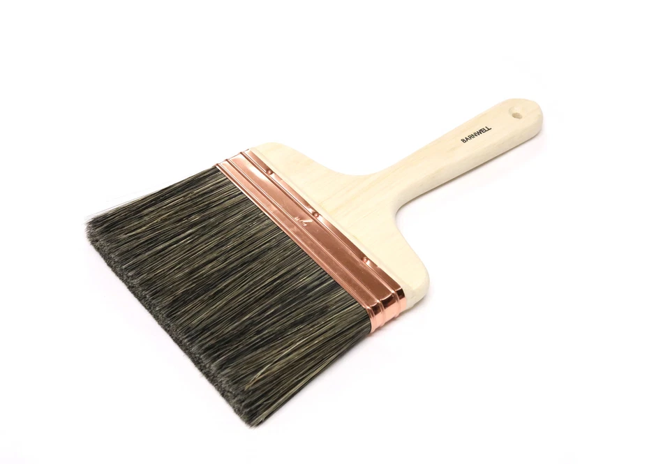 Barnwell 7" Copper Bound Bristle Blend Wall Plasterers Water Splash Brush
