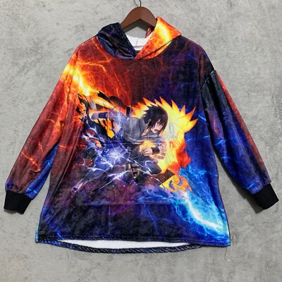 Naruto Hoodie Unisex XXL All Over Print 50  Chest