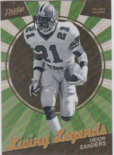 DEION SANDERS Coach Prime Football LIVING LEGENDS #LL-14 INSERT Colorado Buffs!