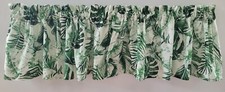 Large Green Tropical Valance Curtain, Tropical Valance