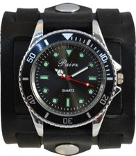 CuffWatches - Women s Leather Cuff Watch