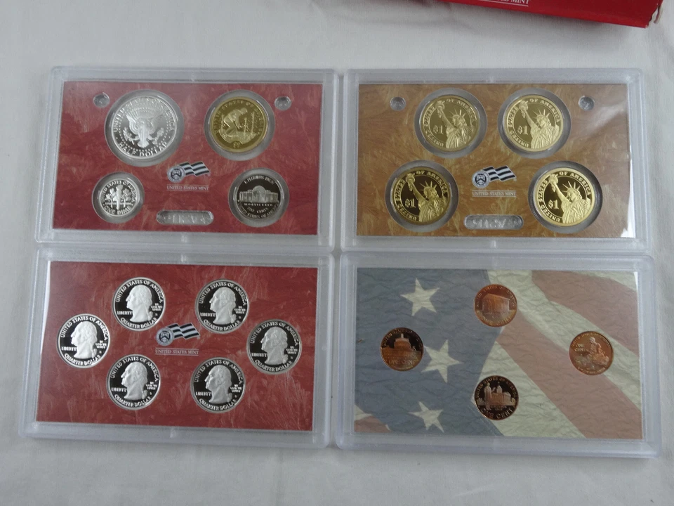2009-S United States Mint Silver Proof Set with COA & Box 18 Coins 90% - Image 3 of 4