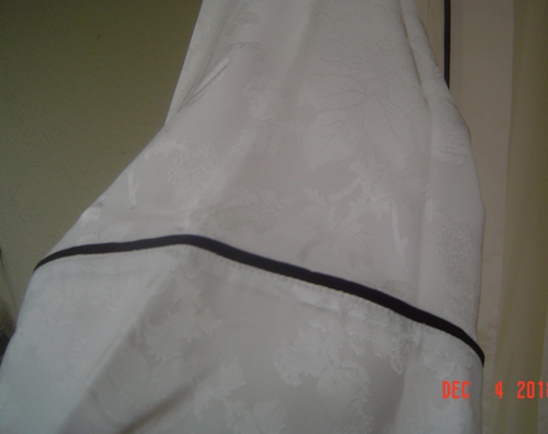 NEW RALPH LAUREN WHITE JACQUARD FLORAL JACKET ROBE SIZE M SIZE L XL $295 - Picture 4 of 4