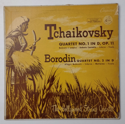 Tchaikovsky Quartet No 1 in D / Borodin Quartet No 2 in D vinyl record Tested