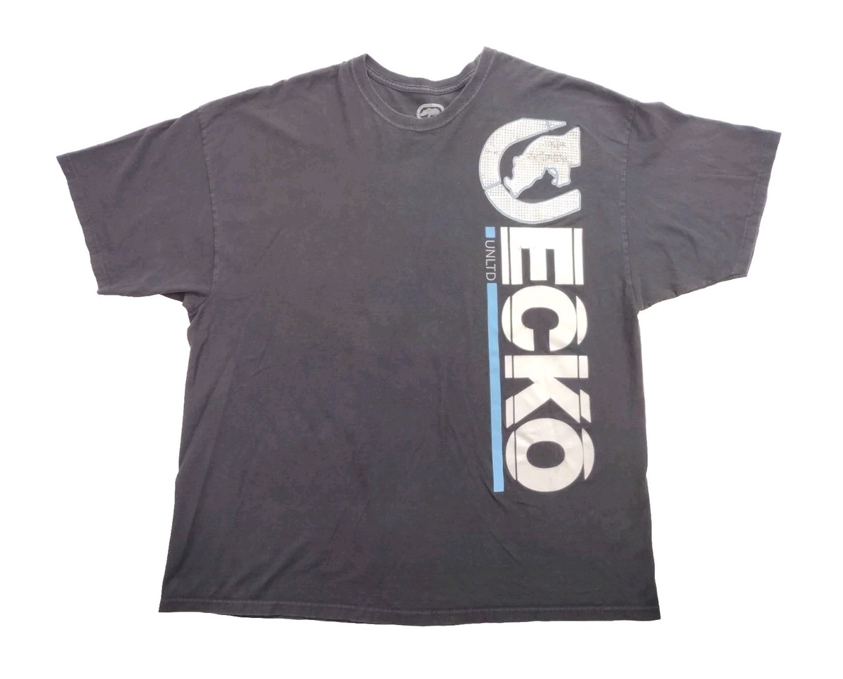 Ecko tシャツ ビッグシルエット hiphop y2k 古着 Ecko Unltd Rhino T-Shirt Men's Sz 3XL XXXL Black Hip Hop