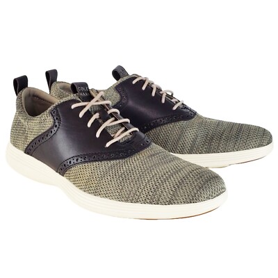 Cole haan grand tour knit oxford shoes hawthorn dark roast  display picture 3