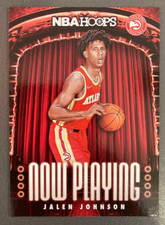 JALEN JOHNSON 2021-22 PANINI HOOPS NOW PLAYING