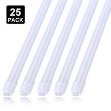 8' R17d HO Rotating Base T8/T10/T12 8FT LED Tube Light 45W 8 FOOT LED Shop Light