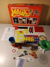GREAT MAGICIAN'S MAGIC SET Perform 75 Tricks Nearly Complete Set