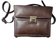 Vintage leather camera bag