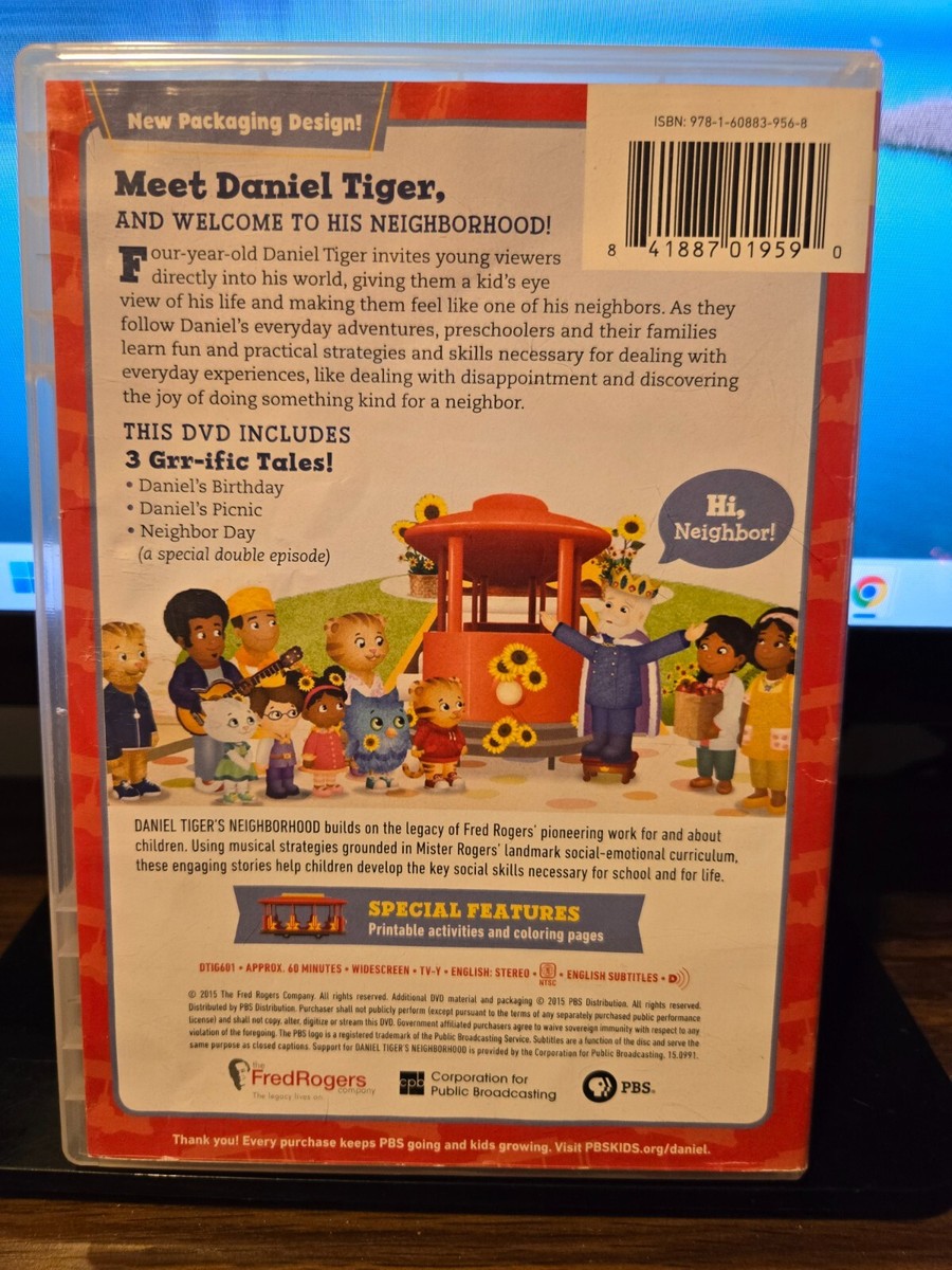 Daniel Tiger: Welcome to the Neighborhood (DVD) 841887019590| eBay
