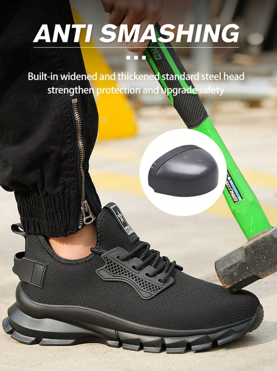 Tenis Zapatos Con Casquillo Punta de Acero Zapato de Seguridad Para Mujer  Hombre
