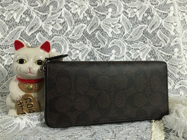 COACH F57822 NYC TAXI SLIM ACCORDION ZIP AROUND LONG WALLET NWT | eBay