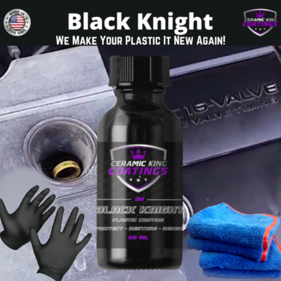 #ad Black Knight Permanent Plastic Ceramic Coating Renew Restore Protect See Video $49.95