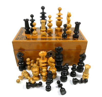 Regency Chess USA Chess Game Chess approx. 1910