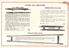 Frigid Fluid Co Litters & Stretchers Funeral Oddity  Print Ad