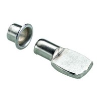 Hettich LöFfelbodenträGer Mit HüLse, 8Mm, Vermessingt, 20 StüCk (0,16 Eur/StüCk)