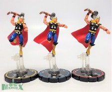Heroclix Supernova set Thor 082. 083, 084 R/E/V figures 