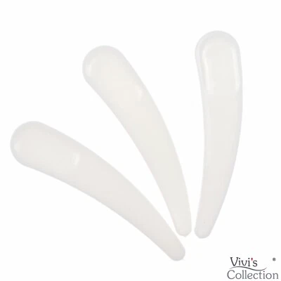 50Pcs Mini Spoon Spatulas Cosmetic Facial Face Mask Cream Makeup Beauty Scoop