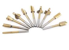 TITANIUM WOOD CUTTER GROOVE CUTTER ROUTER CARPENTER FOR DREMEL MULTITOOLs