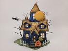 Halloween Metal Tin House Votive Candle Holder Decorative Holiday Table Decor