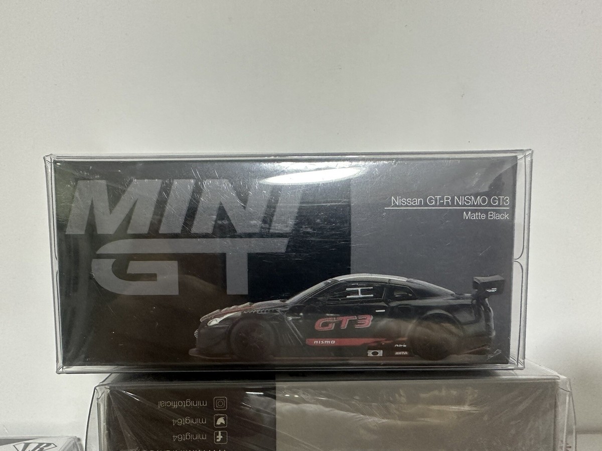 Mini GT Nissan GT-R NISMO GT3 Matte Black Shizuoka Hobby