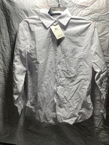 Womens Free Assembly White Boxy Tunic Button Up Small - 第 1/3 張圖片