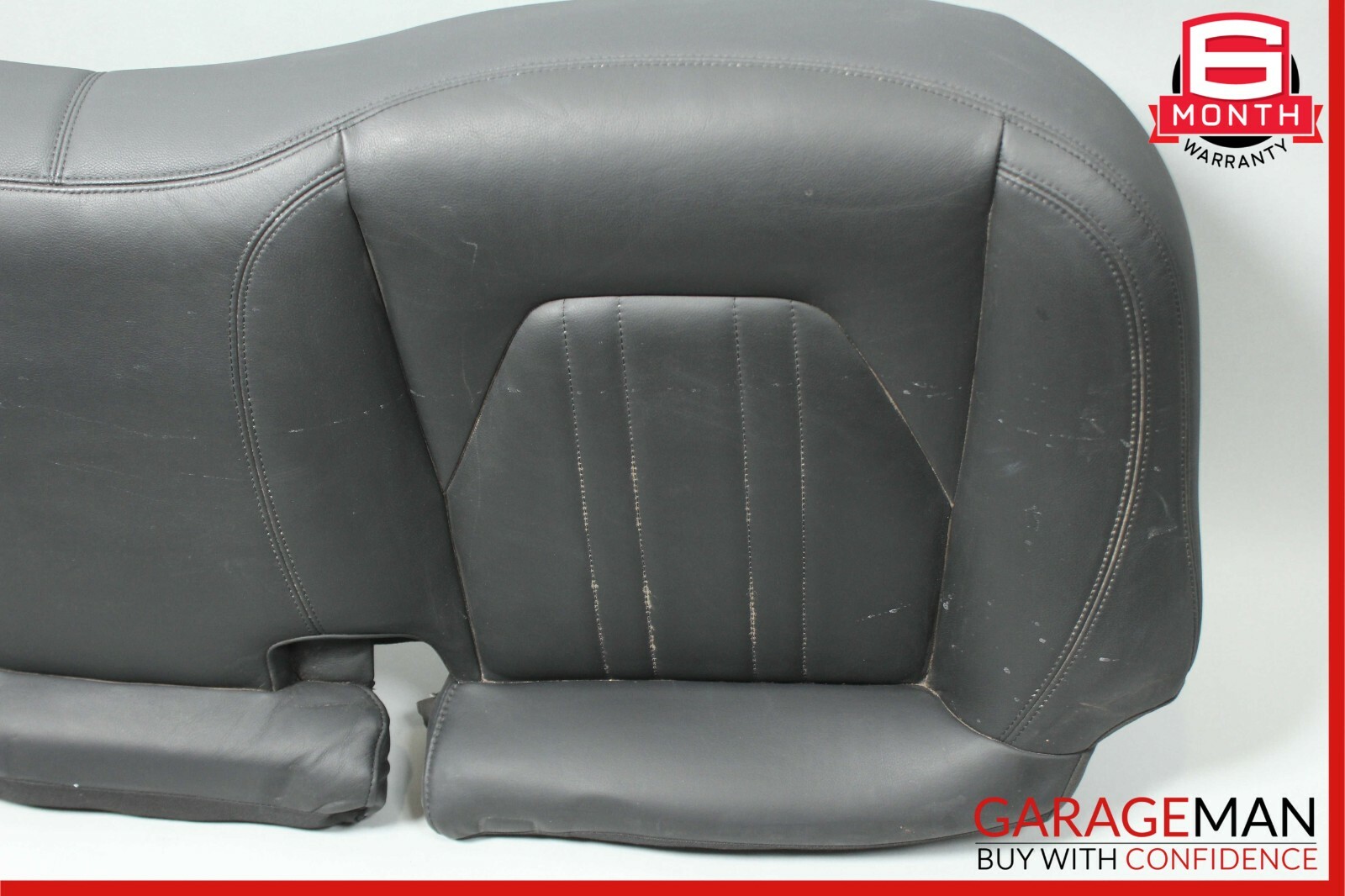 14-17 Maserati Ghibli Rear Lower Bottom Bench Seat Cushion Cover Black OEM