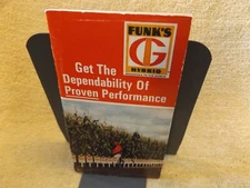FUNKS G-HYBRID CORN DATA Book for 1973 pocket size