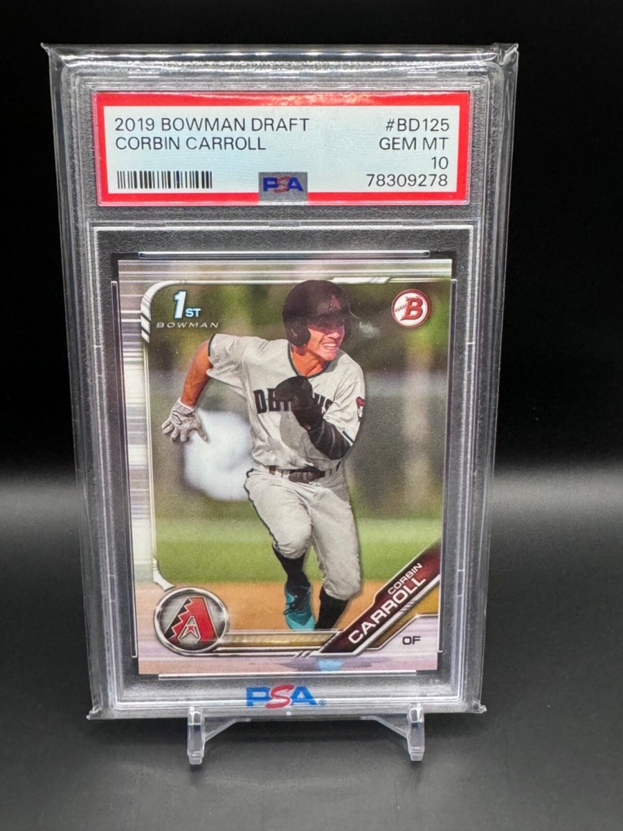 CORBIN CARROLL 2019 Bowman Draft 1st Bowman PSA 10 | eBay