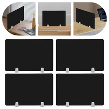 Desk Divider 4X Desk Dividers Office Desk Partitions Privacy Desk Panel w/ Clamp