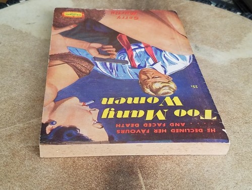 Too Many Women ~ Gerry Martin Vintage 1950 Pulp Paperback News Stand Library GGA - Picture 9 of 13