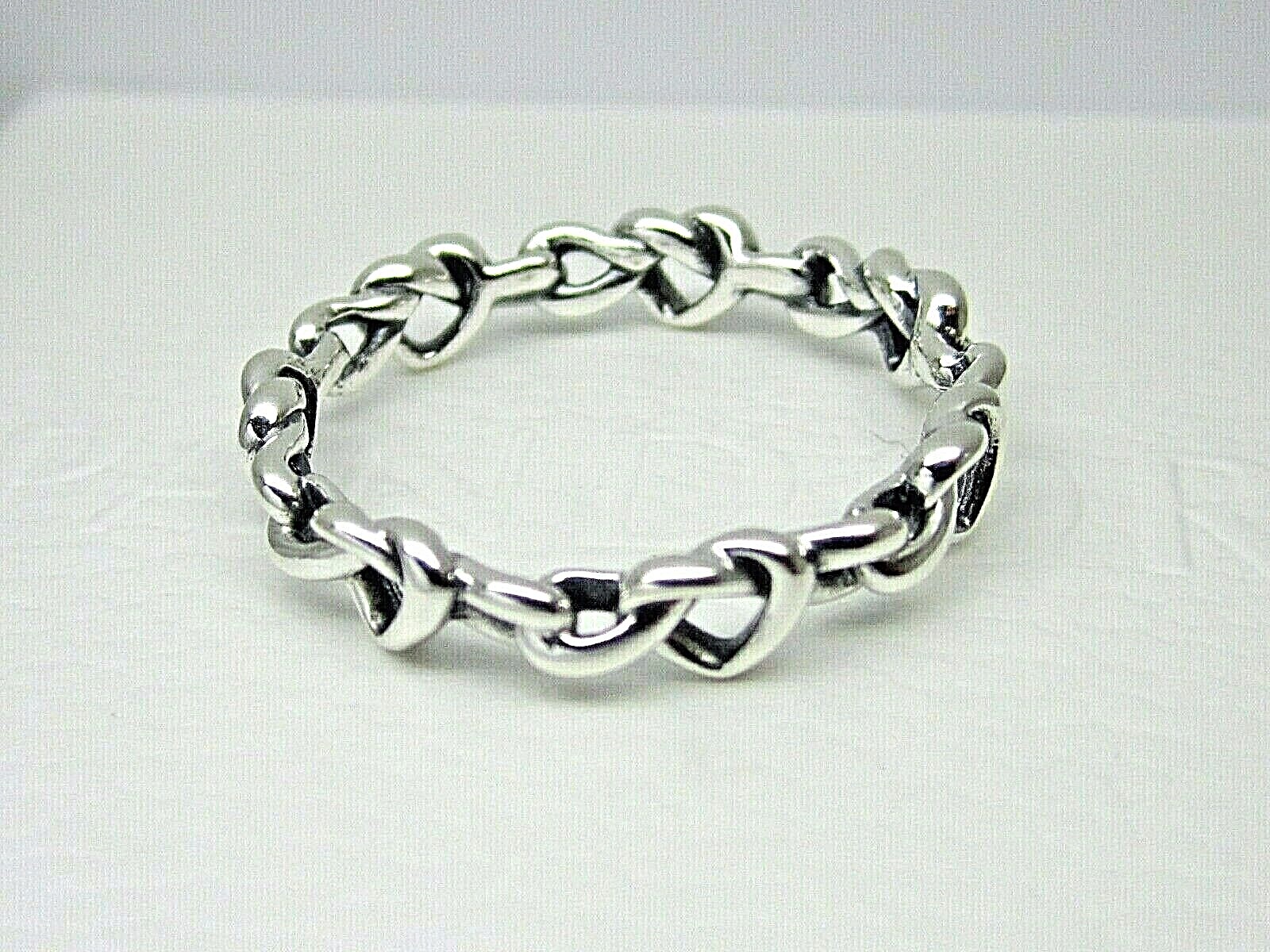 PANDORA Knotted Hearts Ring 198018 - 56 US Size 8 for sale online | eBay