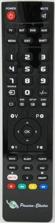 Telecomando Sostitutivo Per HANTAREX LCD32BL3G – Pronto All'uso, Niente Programmi!