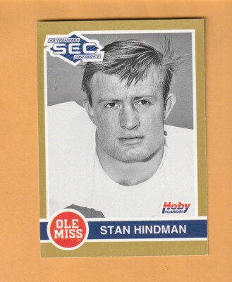 Stan Hindman Mississippi Rebels 1991 Hoby SEC Stars #265 Newton MS 49ers 6F