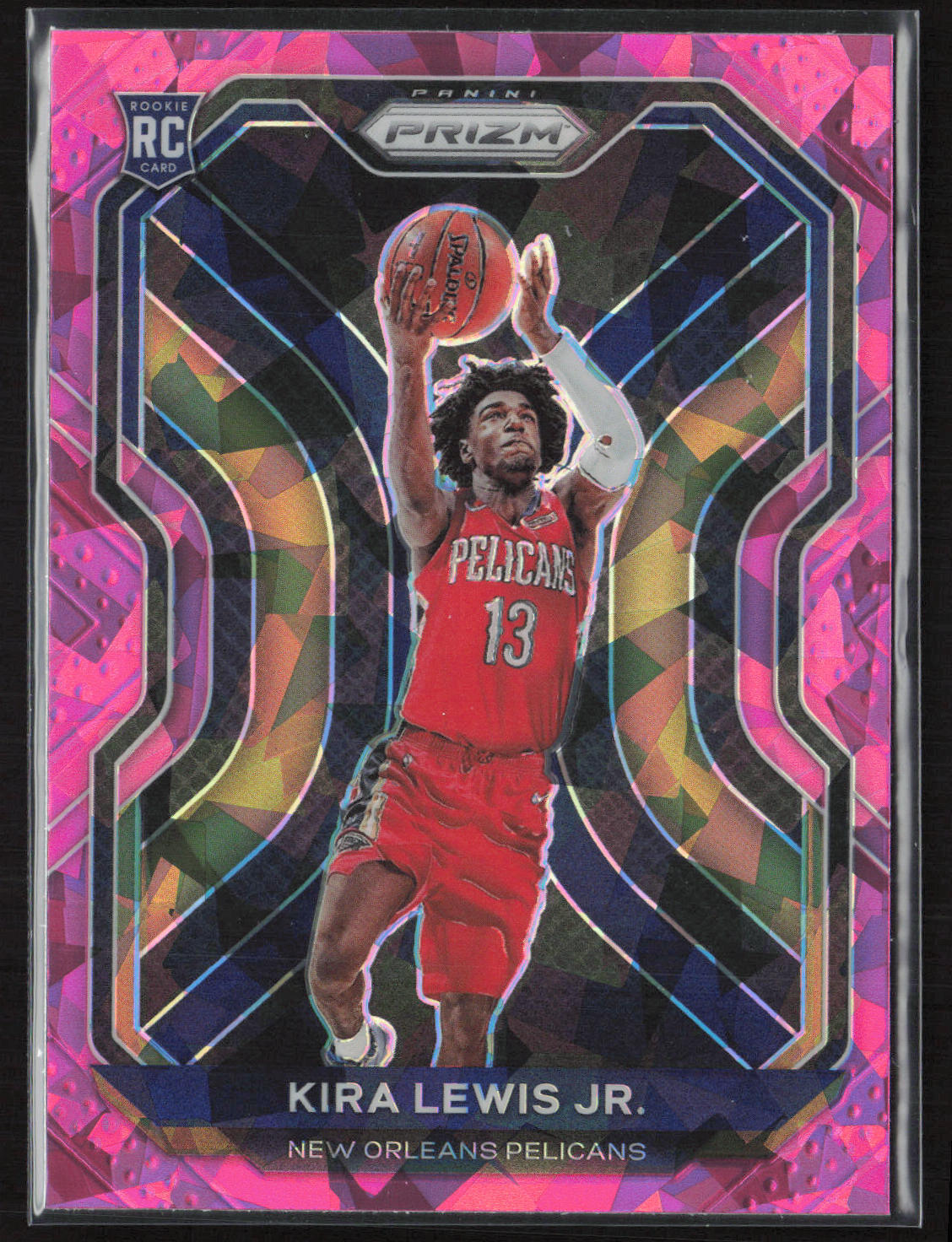 2020-21 Panini Prizm #272 Kira Lewis Jr. Pink Ice Prizms