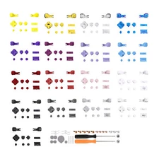 For Gameboy Advance SP Replacement Buttons ABLR Power On Off Volume D-pad GBA SP