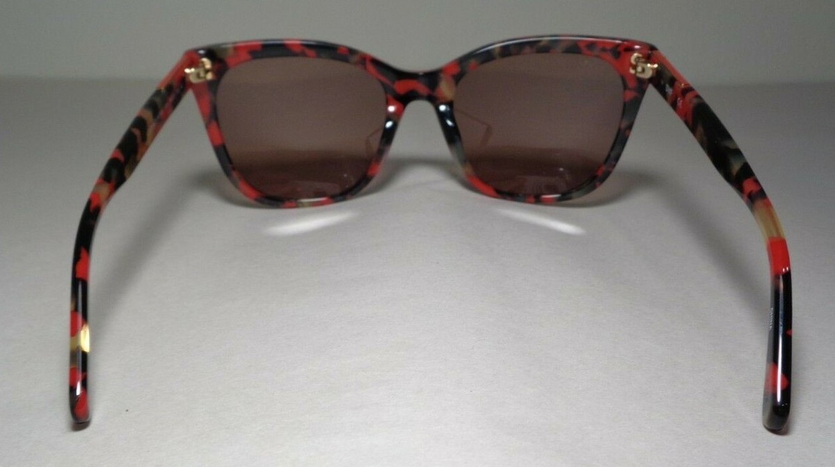 Diane von Furstenberg LEIGHA DVF678S Red Tortoise New Women\'s Sunglasses Diane von Furstenberg LEIGHA DVF678S Red Tortoise New  main image 2