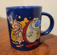 REN and STIMPY  Coffee Mug  VIACOM  NICKELODEON  2017   Cable TV Cartoon
