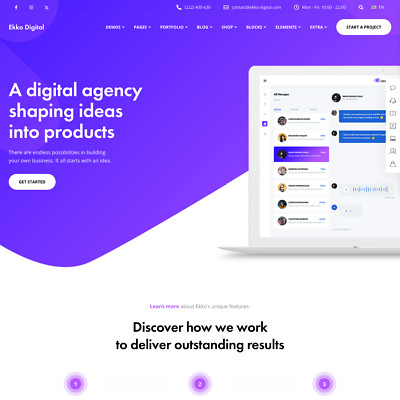 Digitalagentur Websites Design zum Verkauf mit kostenlosem VPS Webhosting