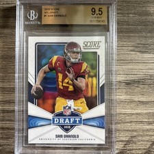 2018 SCORE 2018 DRAFT #1 SAM DARNOLD RC USC TROJANS ROOKIE CARD ???. rookie card picture